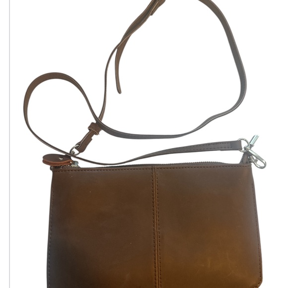 Befen Small Real LEATHER Crossbody Travel Purse - Picture 3 of 5